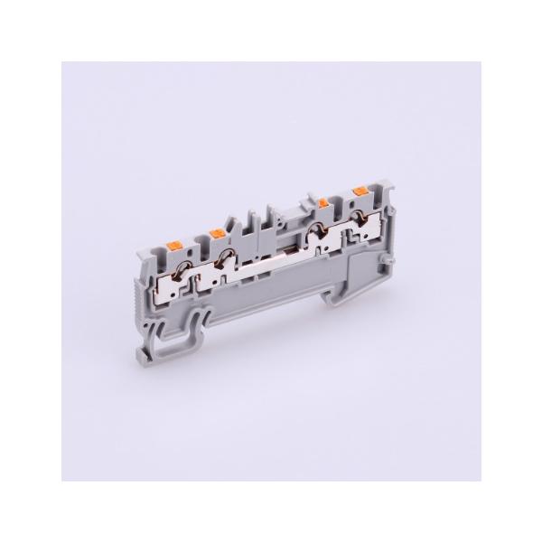 東洋技研　VTX-1.5/4（1コ）スプリングロック式端子台　端子間ピッチ3.5mm　0.08〜1.5mm^2　17A