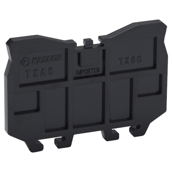 オータックス（KASUGA）　TXA6 （5個入）　ねじ端子台（レール式）用エンドプレート　TX60用