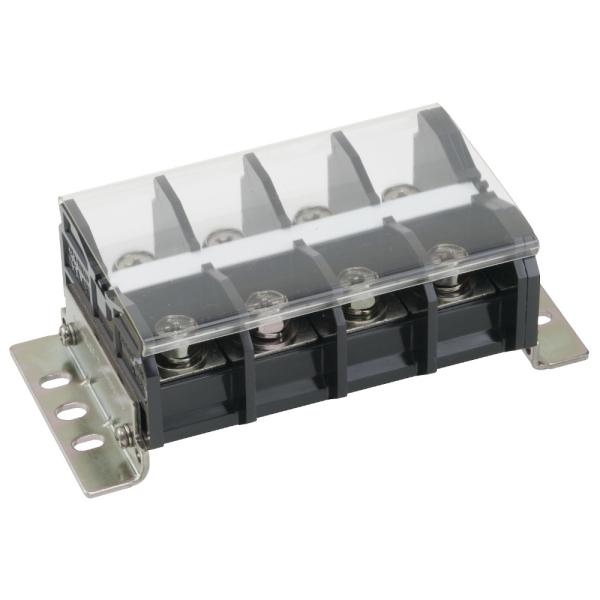 オータックス（KASUGA）　TXM150 04　ねじ端子台（組式）組端子台 固定端子台　定格175A 4P　M8六角ボルト