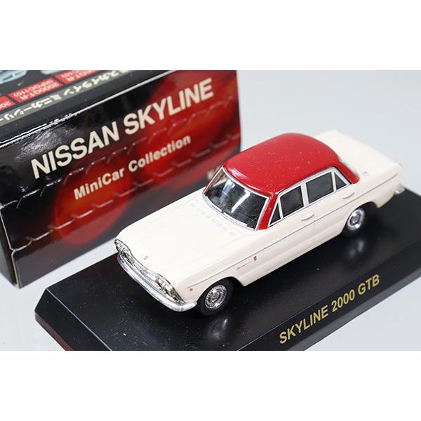 中古【ミニカー】1/64 日産 スカイライン 2000 GTB [京商 