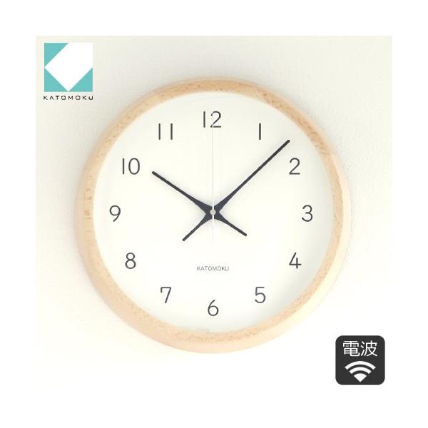 ؍H JgN KATOMOKU muku round wall clock 13 i` dgv Ǌ| XC[v[ug KM-104NARC