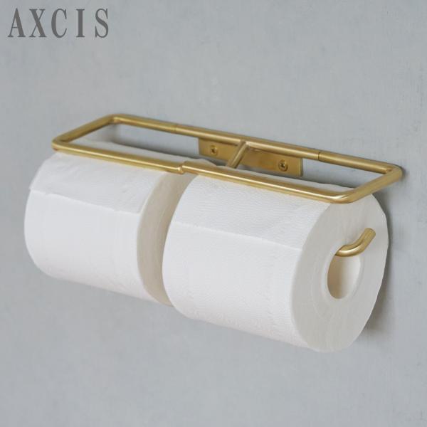 ●スタイリッシュな真鍮製のトイレットペーパーホルダーです。●金属を用いた物作りを行うKITAWORKS主宰・木多隆志(きたたかし)氏と、AXCIS,INC.が共同開発をして生まれた”KT”シリーズです。 ●バー状の紙押さえがあるため、ペーパ...