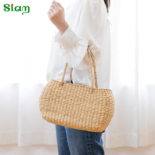 12/19〜22はポイント10倍／ かごバッグ 横型 レディース サイアム