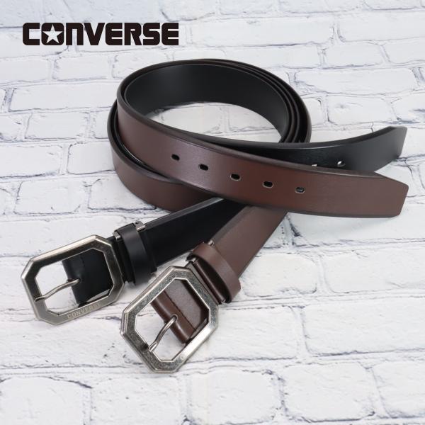 コンバース（CONVERSE） ロングサイズシンセティックレザーギャリソンベルト ベルト メンズベルト メンズ ジーンズ チノパン カジュアルベルト オールシーズン