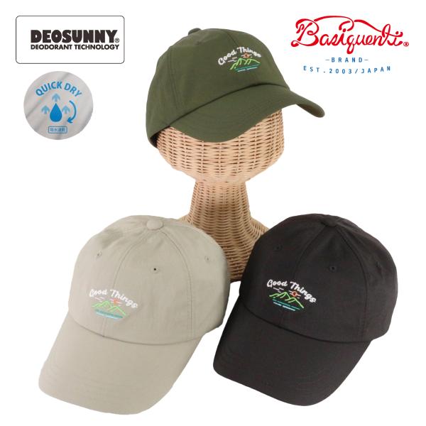 ベーシックエンチ（Basiquenti ）マウンテンラインキャップ 帽子 メンズ レディース帽子 ユニセックス アウトドア シシュウ 定番 オールシーズン