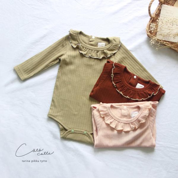 Katie☆　新品　シフォンフリル付きフォーマルショートオール  70 Katie☆ 新品 シフォンフリル付きフォーマルショートオール 70