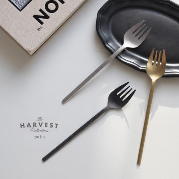 THE HARVEST POKU ポク(フォーク ブラック ゴールド シルバー おしゃれ