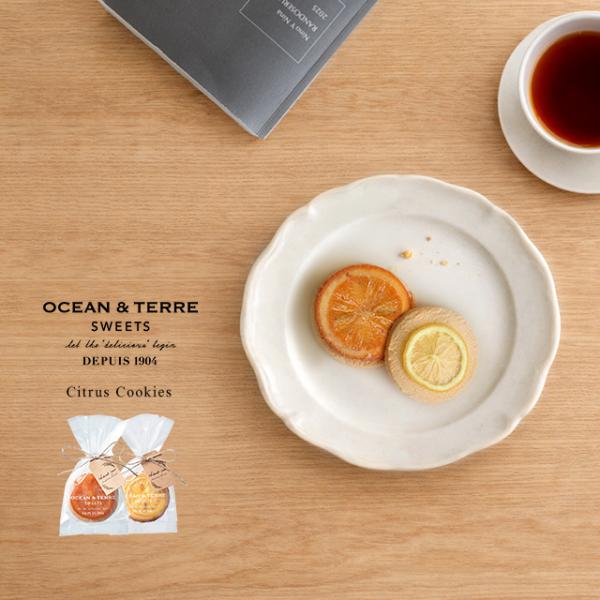 OCEAN＆TERRE SWEETS エディブルフルールクッキー(クッキー ギフト かわいい 個包装 スイーツ 菓子 レモン オレンジ プチギフト お礼 お返し)