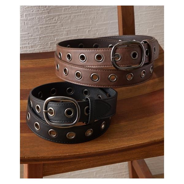 ニッセン ベルト ベーシックハトメベルト 選べる2サイズ 大きいサイズ