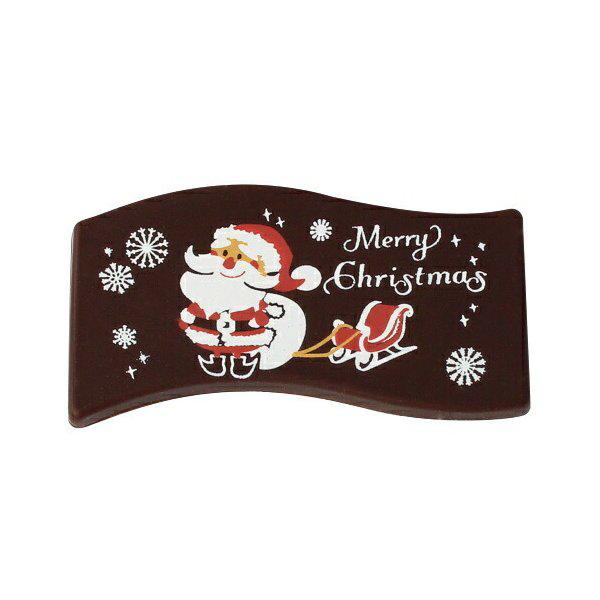 クリスマス チョコ プレート エンジョイサンタ サンタ クリスマスケーキ 誕生日 メッセージプレート チョコプレート 飾り 可愛い ケーキ Mar01 フードセレクト Fbクリエイト 通販 Yahoo ショッピング
