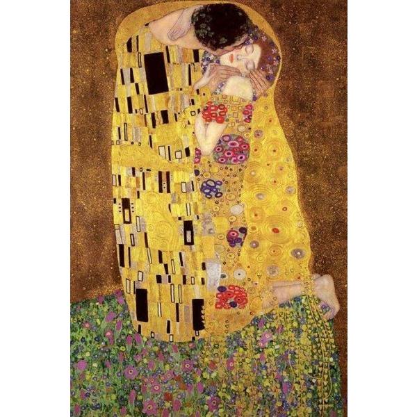 クリムトの名画 接吻（せっぷん） ポスター〔新品〕 PP-30540