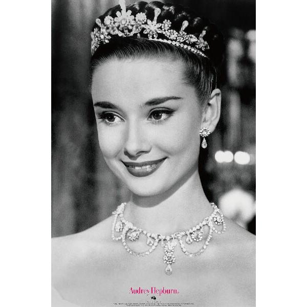 映画女優 オードリー・ヘプバーン（ローマの休日） ポスター