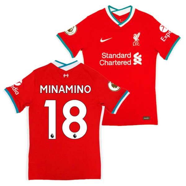 柔らかな質感の 19 リヴァプール Home 南野拓実 18番 ユニフォーム ウェア Guiacieneguilla Com