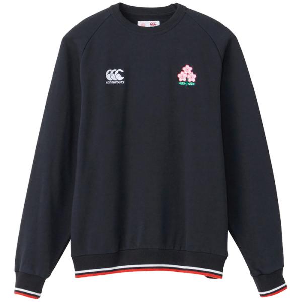 ラグビー 日本代表 スウェット クルー(ネイビー)【canterbury/カンタベリー】(RA43776-29)