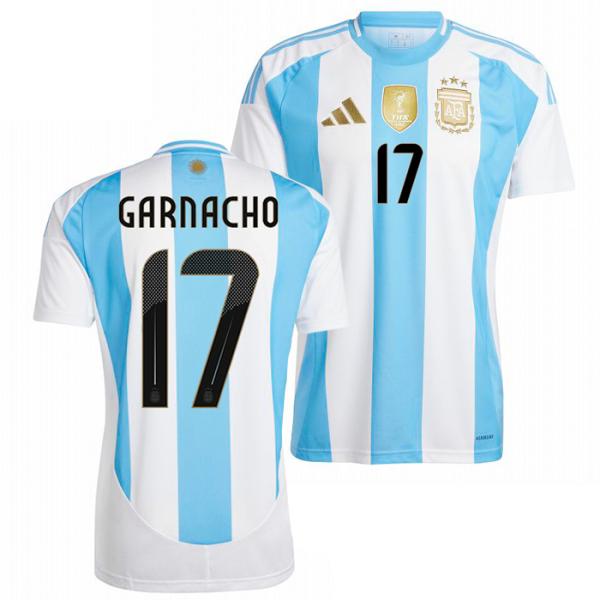 ●アルゼンチン代表 2024 ホーム 半袖 ユニフォーム No.17 ガルナチョ【adidas/アディダス】(IP8409/17G)