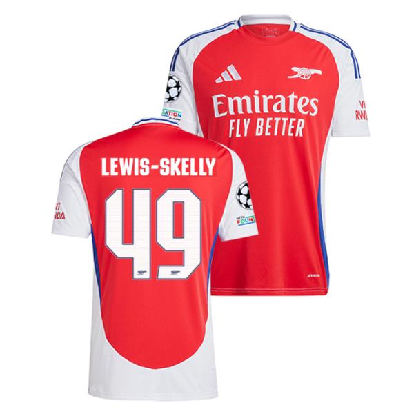 24-25 アーセナル No. 49 スケリー adidas ○アーセナル 24-25 ホーム 半袖 ユニフォーム No.49