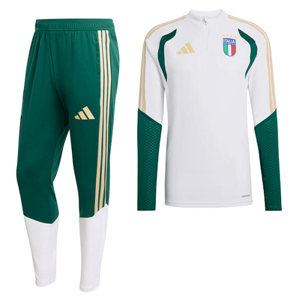 adidas イタリア代表 2026 TIRO26 1/4 ZIPトレーニング トップ長袖