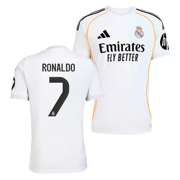 adidas ○レアルマドリード 25-26 ホーム 半袖 ユニフォーム No.7