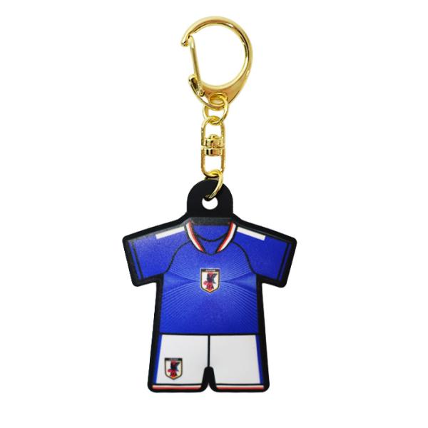 日本代表 2026 オフィシャル ユニフォーム型ラバーキーホルダー(SAMURAI BLUE)(JO-538)