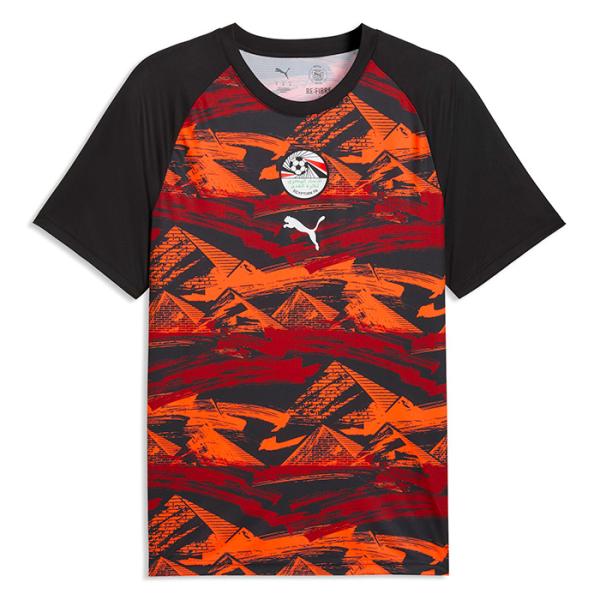 エジプト代表 2026 プレマッチ シャツ 半袖(ブラック)【PUMA/プーマ】(784943-06)
