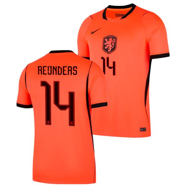 ●オランダ代表 2026 ホーム 半袖 ユニフォーム No.14 ラインデルス【NIKE/ナイキ】(IB5334-809/14R)