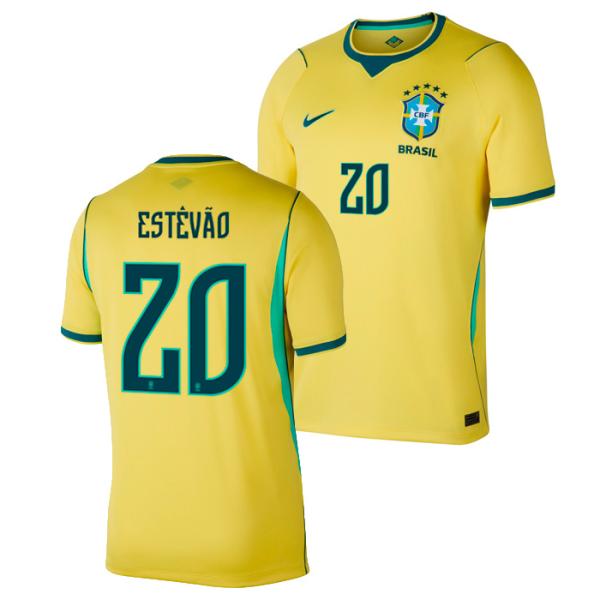 ●ブラジル代表 2026 ホーム 半袖 ユニフォーム No.20 エステバン【NIKE/ナイキ】(IF7054-724/20E)
