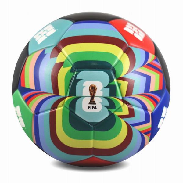 2026 FIFAワールドカップ (W杯) 北中米大会 オフィシャル ミニ エアレス ボール (ブラック)