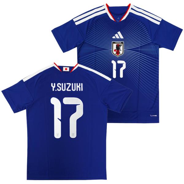 ●アディダス サッカー日本代表 2026 ホーム レプリカ ユニフォーム No.17 鈴木唯人【adidas/アディダス】(KD3345/17Y)