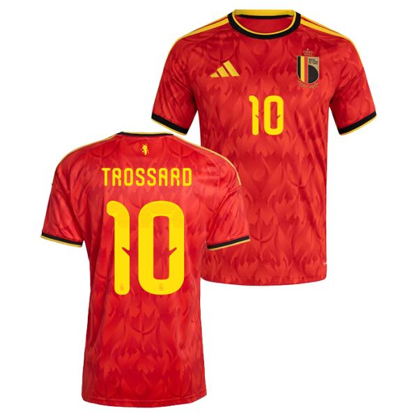 ●ベルギー代表 2026 ホーム 半袖 ユニフォーム No.10 トロサール【adidas/アディダス】(JM8381/10T)