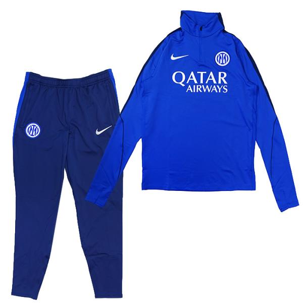 ●インテル 26-27 Dri-FIT Strike ドリルトップ＆KPZパンツ 上下セット(ブルー×ネイビー)【NIKE/ナイキ】(II2766-409&II2792-492)