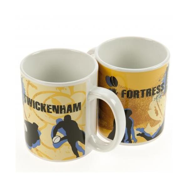 ラグビーW杯2015開催国、ラグビー イングランド代表のオフィシャルマグカップ。ペン立てや小物入れとして、インテリアグッズとしてもお使い頂けます。※日本未発売商品※2個1セットではありません。■サイズ：9.0×8.0cm■素材：セラミック※...