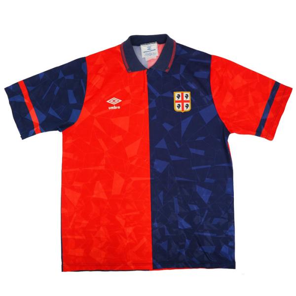 ヴィンテージ)カリアリ 90-92 ホーム 半袖 ユニフォーム(UMBRO