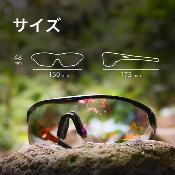 誕生日 お祝い Torege スポーツサングラス 交換レンズ3枚 超軽量 Tr90 サングラス 紫外線カット 自転車釣り野球テニススキーランニン Uv400