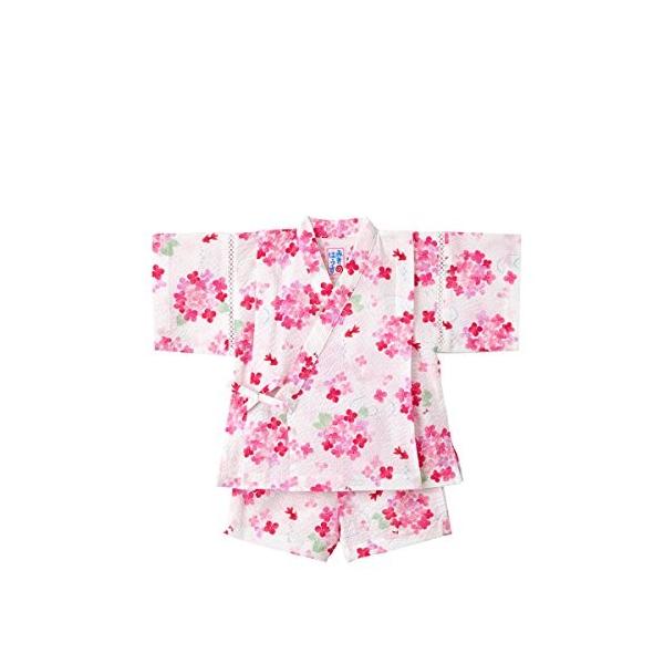 ミキハウス Mikihouse 甚平スーツ 12 7503 848 80cm 白 Www Donabeija Pt