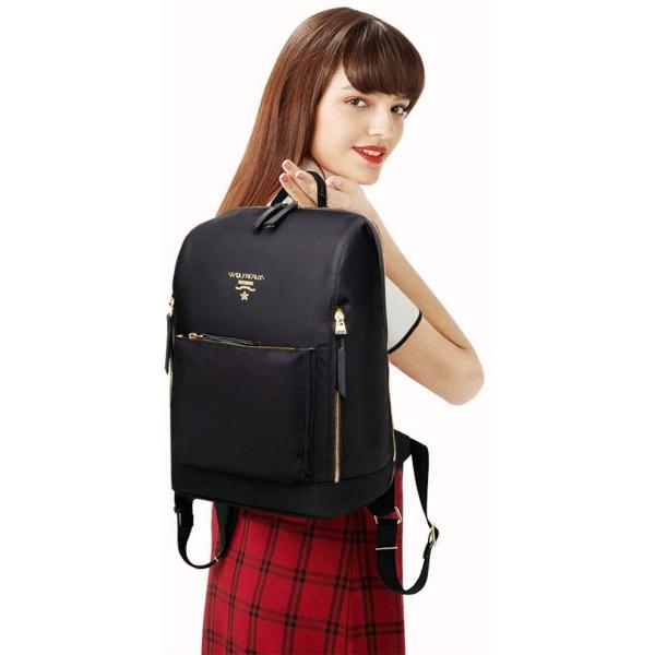 Wolfrealm ノートパソコン バックパック 女性用 14インチ 返品不可 ノートブック コンピューター レディ 財布 ファッション