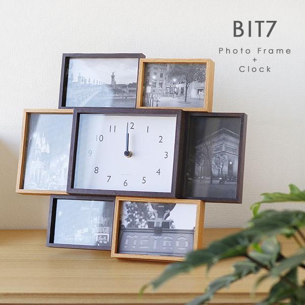 Bit7 ビット7 フォトフレーム クロック Magnet シンプル ナチュラル 木製風 ウッド 大きい 卓上 壁掛け エフシーインテリア 通販 Yahoo ショッピング