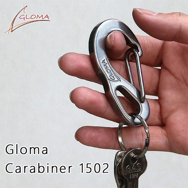 カラビナセット GLOMA グローマ カラビナ 1502（キーリング キーホルダー キー