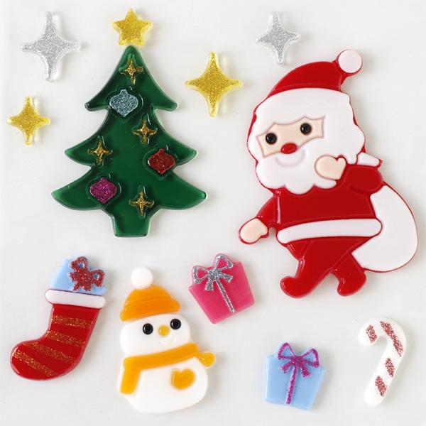グミデコ バッグS Xマスナイトサンタ（クリスマス サンタクロース ツリー 雪だるま ジェルジェム）