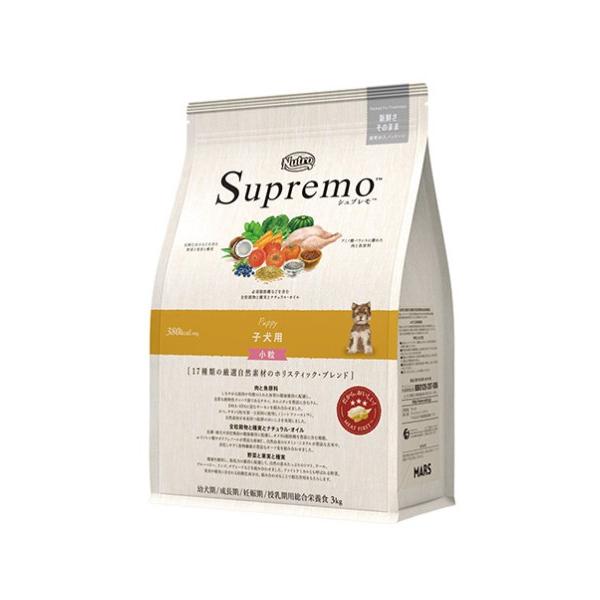 【送料込み】ニュートロ　シュプレモ　子犬用　小粒　3ｋｇ【マースジャパンリミテッド nutro supremo】