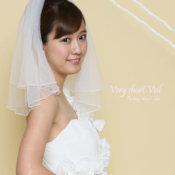F022シンプル ベリーショート丈ウエディングベール カジュアル フェイスアップヴェール ベリーショート丈 F022 As 352 ファクトリーダイレクト ラボ 通販 Yahoo ショッピング