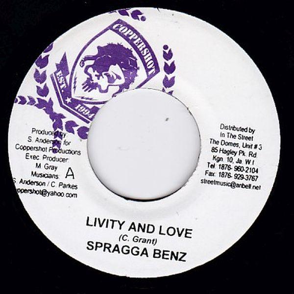 EPレコード　SPRAGGA BENZ / LIVITY AND LOVE (NO TAMPERIN...