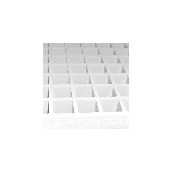 FRPグレーチング,1007×3007×40H(開口ピッチ40×40,ホワイト FRPグレーチング,1007×3007×40H(開口ピッチ40×40,ホワイト