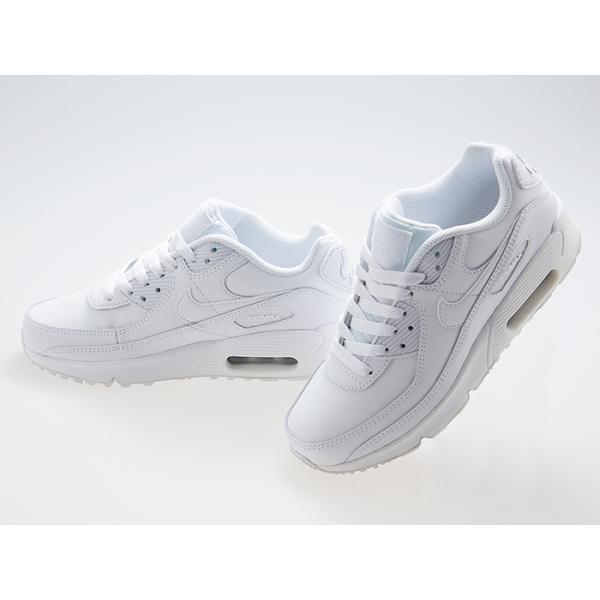 ナイキ Nike Air Max 90 Leather Gs エア マックス 90 レザー レディース ボーイズ ガールズサイズ White ホワイト 白 Cd6864 100 Buyee Buyee Japanese Proxy Service Buy From Japan Bot Online
