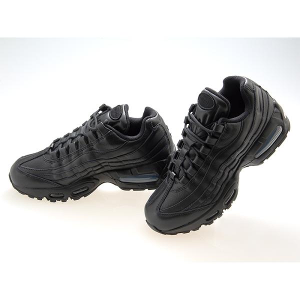 NIKE（ナイキ） NIKE AIR MAX 95 LEATHER BIG BUBBLE QS【TRIPLE BLACK