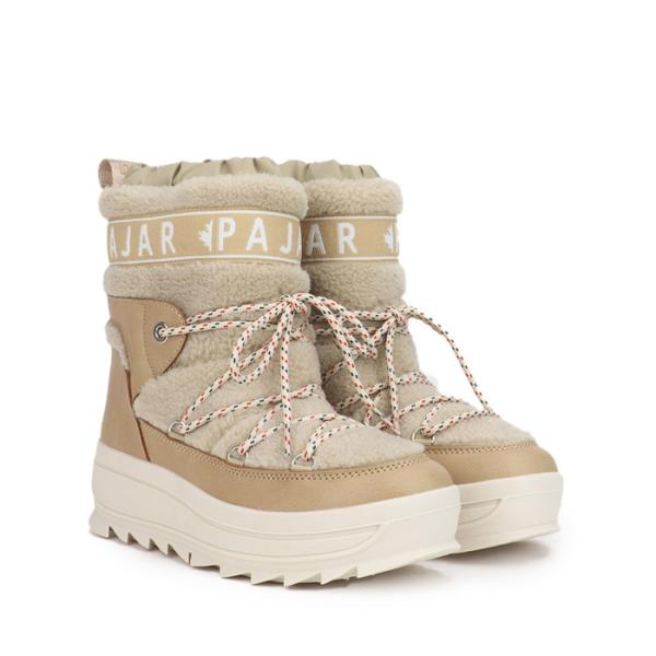 パジャール PAJAR GALAXY LAMA ギャラクシー ラマ SNOW BOOTS スノーブーツ WATERPROOF 防水加工 防寒 レディース BEIGE ベージュ #PJR-B01043BEG