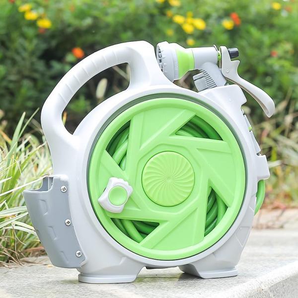 コンパクトなデザイン、場所を取らない組み立て不要、すぐに使用可能携帯性に優れ、多用途サイズ：32×32×13.5ホースカーの長さ：約12M