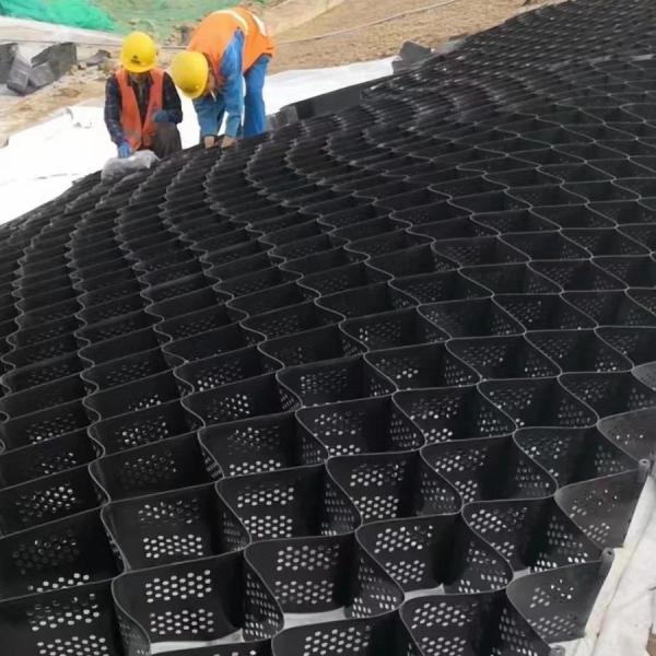 砂利 保護材 マット6m x 10m 砂利/土壌ジオ/泥/砂用 砂利飛散防止マット 駐車場砂利敷きマット 園芸庭の小道 砂利の駐車場 通路 共同駐車場 補強用