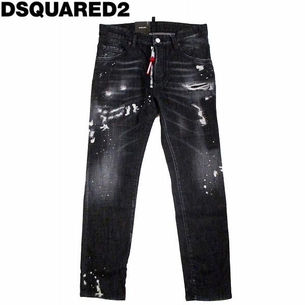 DSQUARED2 スケータージーン デニムパンツ ブラック 44 DSQUARED2 ディースクエアード メンズ ジーンズ MEN'S JEANS