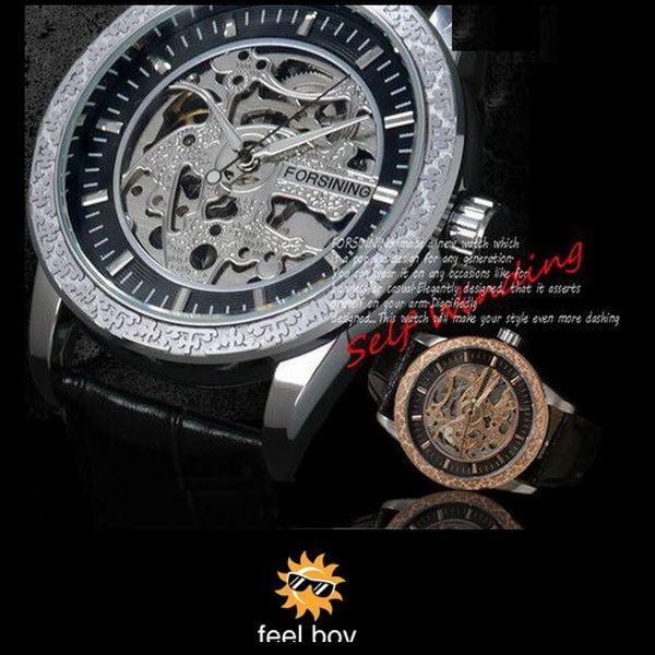 腕時計 メンズ スケルトン 自動巻 エングレーブタイプ ウォッチ ケース 保証書付 Yspm3459 フィールボーイ 通販 Yahoo ショッピング