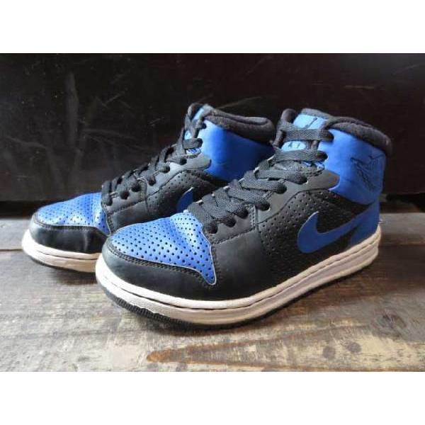 中古レディース Nike Air Jordan1 Alpha Gs Hi ナイキ ガールズ エア ジョーダン1 アルファ ハイカット 黒 青サイズ Us4y 23cm古着 Mellow Buyee Buyee 일본 통신 판매 상품 옥션의 대리 입찰 대리 구매 서비스
